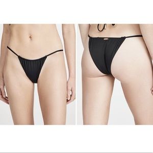 Cult Gaia Women’s $118 Black Liza Bikini Swim Bottoms